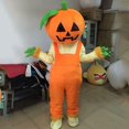 thumbnail image 5 of Disfraz de mascota de calabaza de Halloween, muñeca, ropa de utilería, disfraz de mujer adulta, traje de tela para actuación publicitaria para fiesta de cumpleaños, 5 of 5