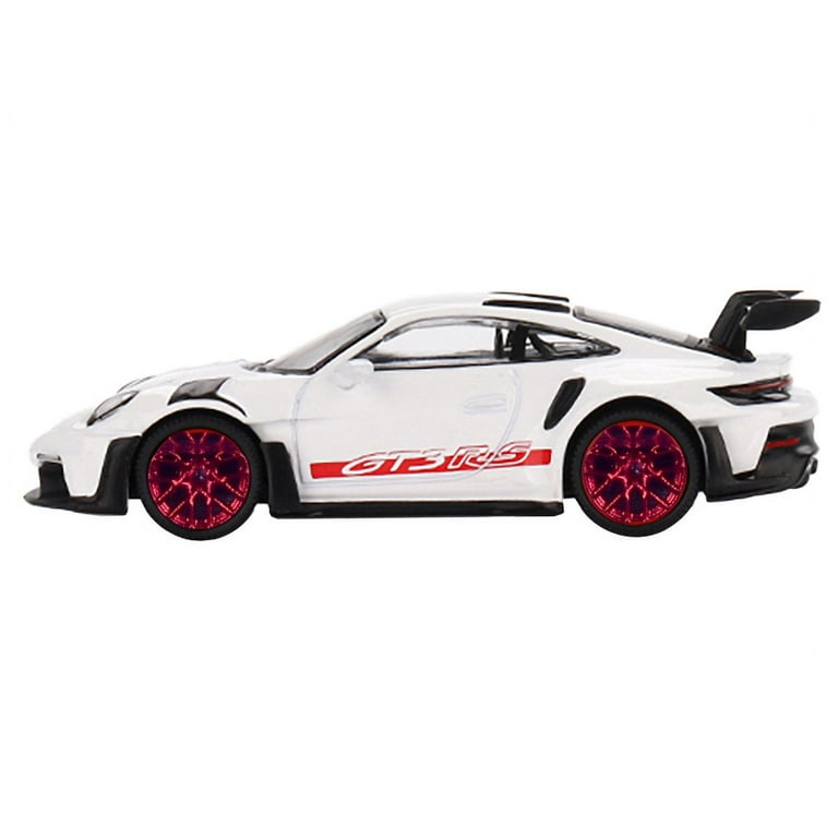 Mini GT Porsche 911 (992) GT3-RS - White with Pyro Red