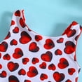 thumbnail image 4 of GYRATEDREAM Toddler Girls Cropped 2-Piece Swimsuits Sleeveless Tankini Bathing Suit Summer Outfit Set with UPF50+ Sun Protection, 4 of 7