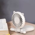 thumbnail image 2 of Ventilador portátil ajustable de ángulo 3 velocidades de viento Mini ventilador eléctrico de bajo ruido Dispositivo de enfriamiento de verano Inevent HA6980-01B, 2 of 6
