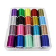 thumbnail image 1 of Hilo de bordar metálico, juego de hilo de coser manual portátil para el hogar (multicolor), 1 of 2
