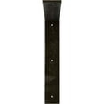 thumbnail image 3 of Ekena Millwork 2"W x 12"D x 12"H Hamilton Steel Bracket, Antiqued Warm Silver, 3 of 11