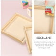 thumbnail image 3 of 4 Pcs Plateau de Tri en Bois Kaki pour Casse-Tête pour Enfants et Rangement, 3 of 8