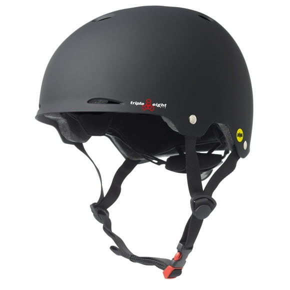 Casco Triple Eight Gotham con doble certificación MIPS negro S/M