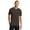 Brown, variant on port & company men's big and tall essential pocket t-shirt