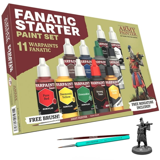 Set de Pintura The Army Painter Warpaints Fanatic Combo de 11 Colores