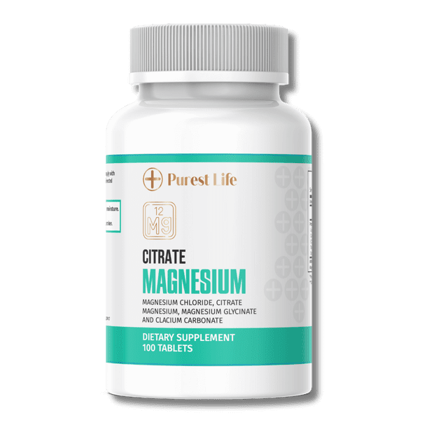Citrato de magnesio | Relajación Muscular, Sueño y Bienestar | Alta Absorción | 100 Cápsulas
