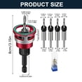 Clearance Under $10 | Two Flute Counterbore Drill Bit with Depth Stop ...