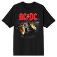 thumbnail image 5 of Men's ACDC Black Graphic Tee, Fiery Hells Bells Logo-6XL, 5 of 6