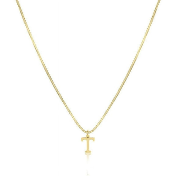 Deeceymbur Women Gold Initial Necklace Letter Dainty Pendant Personalized Alphabet Name Chain