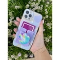 thumbnail image 3 of Lock-It Exchangeable Wallet for Cell Phone, Velcro Back, Lavender Lock-It, 3 of 3