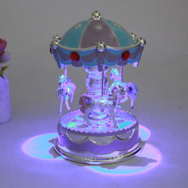 Wind up Music Box Vintage Look Music Box with Jewelry Box - Table