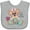 AC-Heather Grey, variant on Inktastic CNA An Angel in Scrubs Teddy Bear Boys Baby Bib