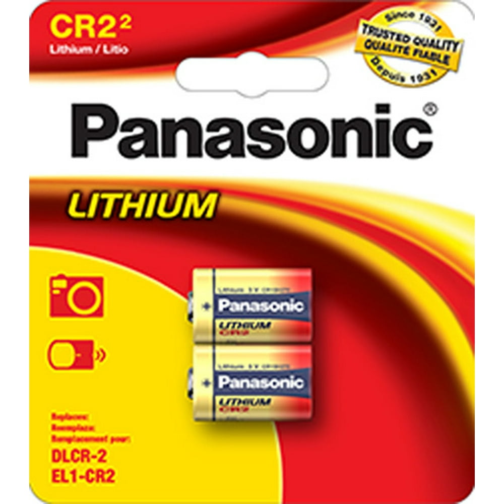 2Pack Panasonic CR2 3V Lithium Camera Battery CR2PA/2B DLCR2 EL1CR2