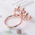 thumbnail image 5 of Gymnture christmas 6pcs Rose Elk Napkin Rings Metal Home Table Decor for Christmas Party, 5 of 10
