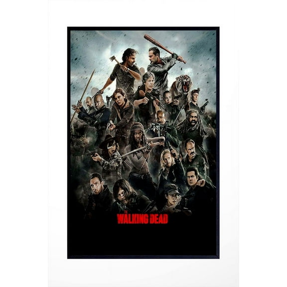The Walking D.e.a.d 2018, TV Series Film Poster Frameless Gift 12 x 18 inch(30cm x 46cm)