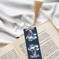 thumbnail image 6 of Kdxio Shark Print Metal Tassel Bookmarks,Perfect Gift for Art Lovers and Bookworms Metal Bookmarks for Women, 6 of 8