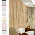 thumbnail image 4 of Willstar Door String Curtain Rare Flat Silver Ribbon Strings Strip Wall Panel Thread Fringe Window Panel Room Divider Cute Strip Tassel Screen Strings Strip for Wedding Coffee House Restaurant Décor, 4 of 10