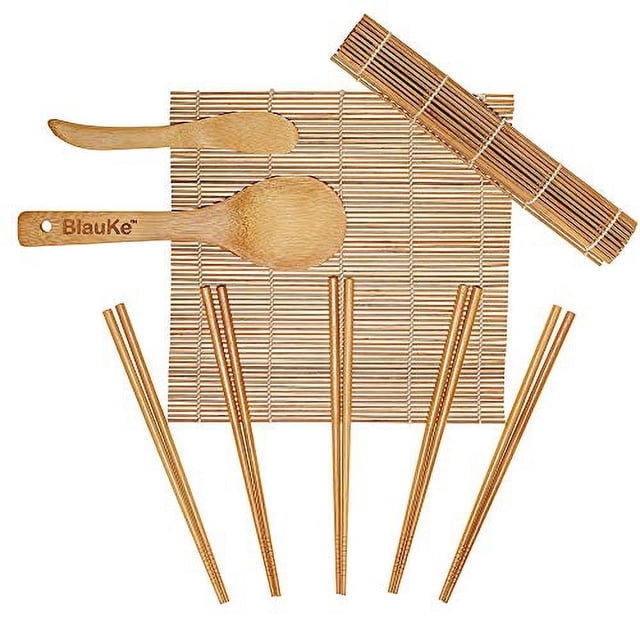Kit de Hacer Sushi BlauKe con 2 Esterillas de Bambú