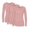thumbnail image 1 of Sivvan Lot de 3 T-Shirts/maillots de Corps à Manches Longues Confort pour Femmes, 1 of 4