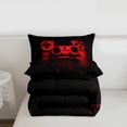 thumbnail image 4 of Erosebridal Classic 2-Piece Gamepad Black Red Comforter Bedding Sets, Twin, 4 of 7