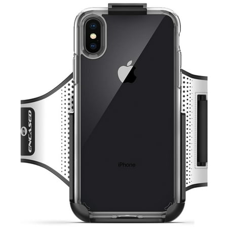 Encased Workout Armband for Spigen Ultra Hybrid Case - iPhone X Sweat-Resistant Band (case is not