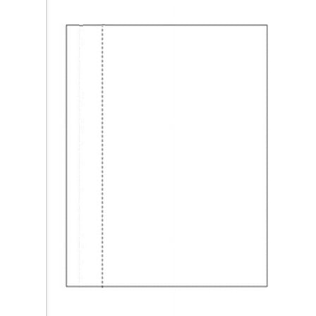 Business Form, 8.5" x 11", w Perfed Side 1.5", White Bond Paper - 500 Sheets