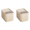 thumbnail image 1 of (2-Pack) Kcodviy Pet Nutrition Storage Container Airtight Freshness Measuring Equipped Pet Food Organization Pet Care Solution, 1 of 6