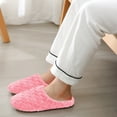 thumbnail image 3 of Oyedens House Slippers for Women Men Fuzzy Memory Foam Home Slippers Furry Bedroom Shoes Indoor Slide, 3 of 5