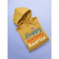 thumbnail image 3 of Happy Birthday America Hoodie Women -Image by Shutterstock, Female Small, 3 of 4