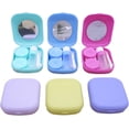 thumbnail image 1 of Kuanfine 6 Pack Contact Lens Case Kit Cute Travel Contact Case, All-In-One Soak Storage Container with Mirror Bottle Tweezers Contact Applicator, 1 of 7