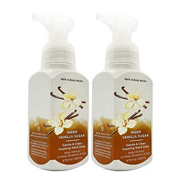Bath and Body Works .. Gentle Foaming Hand Soap, .. Warm Vanilla Sugar 8.75 .. Ounce (2-Pack)