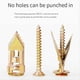 thumbnail image 2 of 200Pcs Upgraded Self-Drilling Wall Anchor Screws,for Easy Application, 2 of 5