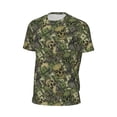 thumbnail image 5 of Rocae Green Skulls for Men's Mesh Quick-Dry Short Sleeve Workout T-Shirt,Mens Crew Neck Tee Lightweight Soft Classic T Shirts X-Small, 5 of 9