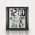 thumbnail image 3 of Multi Functional Large Screen Temperature Humidity Measurement Wall Desk Clock Wall Clock, 3 of 7