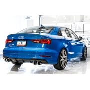 AWE Tuning Audi 8V S3 Track Edition Exhaust with 102mm Chrome Silver Tips