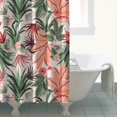 thumbnail image 4 of Waterproof Beautiful Colorful Floral Shower Curtain 72x72 Inch Boho Style Polyester Unique Shower Curtain for Bathroom Hotel Home Decor with 12 Plastic Hooks, 4 of 5