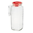 thumbnail image 2 of Bormioli Rocco Gelo Jug with Red Lid, 41-Ounce, 2 of 5