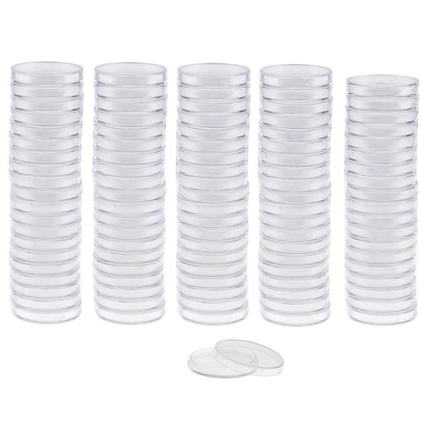 Caja de contenedor de caja de almacenamiento de monedas de soportes de cápsulas 37mm Zulema Cápsulas de monedas