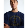 thumbnail image 4 of Free Assembly Men's Graphic Cotton Sweatshirt with Long Sleeves, Sizes S-3XL, 4 of 7