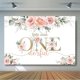 thumbnail image 3 of Blush Pink Floral 1st Birthday Party Backdrop for Girl Miss Onederful Party Photography Background Baby Girl's First Birthday Party Photoshoot Decorat, 3 of 4
