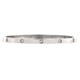 thumbnail image 1 of Pre-Owned Cartier Love 10 Diamond Bracelet 18K White Gold with Diamonds Small By Rebag, 1 of 4
