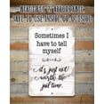 thumbnail image 3 of Metal Sign - Not Worth The Jail Time - Durable Metal Sign - Use Indoor/Outdoor - Makes a Witty and Funny Warning Sign to House and Private Property Under $25 (12" x 18"), 3 of 5