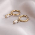 thumbnail image 4 of Pendientes de diamantes de imitación sweethay para mujer cristal blanco, 4 of 6