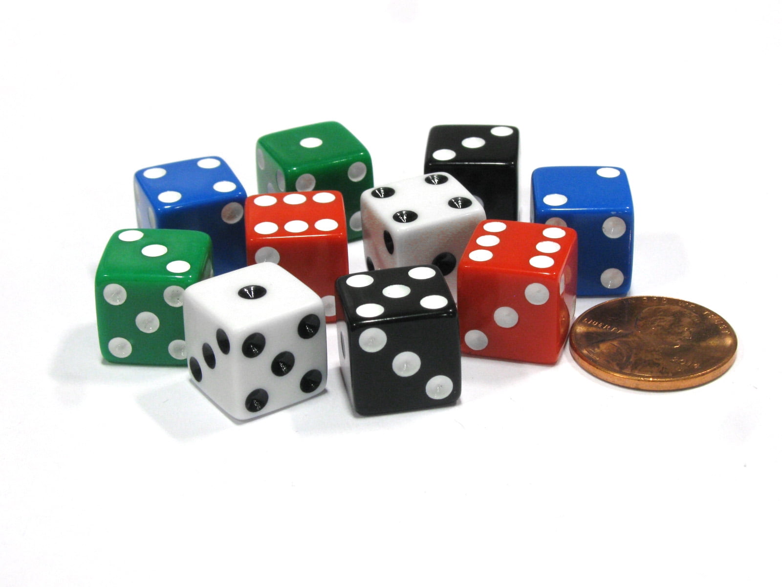 koplow games set of 10 six sided d6 12mm dice die rpg dd