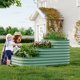 thumbnail image 2 of Yeshouse Kit de cama de jardín 3 en 1 cama de jardín elevada - caja de maceoval para flores de verduras, macede de Base abierta ampliable, 2 of 7