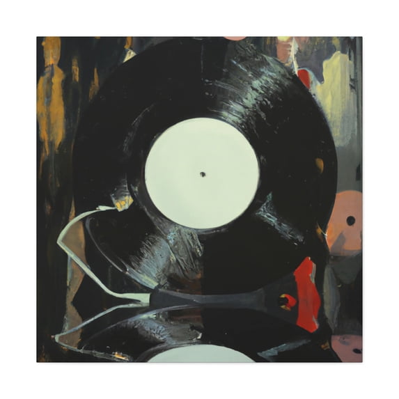 Vinyl Record Melodies - Canvas