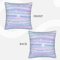 thumbnail image 3 of Bingfone Striped Gradient Linen Throw Pillow Covers Cushion Case Pocket Button Vintage Farmhouse Pillowcase For Sofa Couch Bed 18"X18", 3 of 9