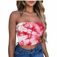 thumbnail image 1 of Birdeem Tube Tops Womens Printed Strapless Yoga Exercise Chest Wrap Pullover, 1 of 1
