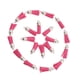 thumbnail image 2 of Minnieouse 100x colgante borla elegante accesorio de flecos para regalos y regalos DIY Tasse accesorio tapa dorada Accesorios de disfraces Rosa rojo-plata, 2 of 6